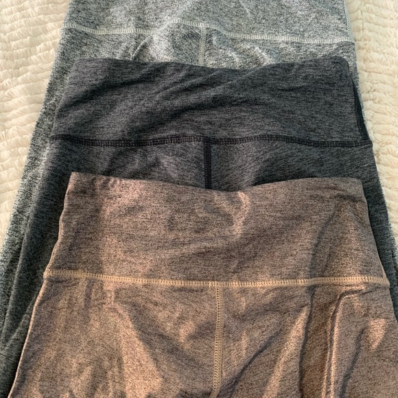 Bundle of 3 kyodan ultra high waist metallic space dye heather jersey leggings - Picture 13 of 16